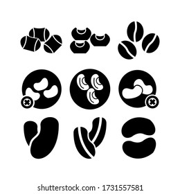 beans  icon or logo isolated sign symbol vector illustration - Collection of high quality black style vector icons
