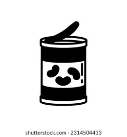 Beans icon in vector. Illustration