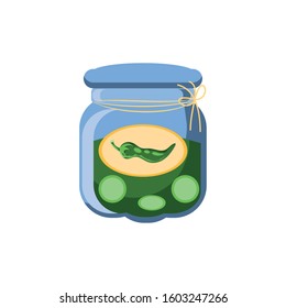 beans inside jar design, Vegetable organic food healthy fresh natural and market theme Vector illustration