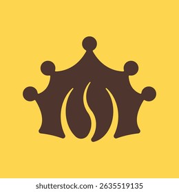 Beans and Royal Crown Logo Concept