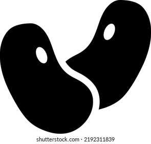 beans vector icon illustration on white background..eps
