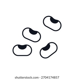 Ilustração de stock do ícone do vetor de beans