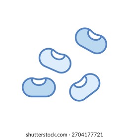 Icono de Vector de frijoles ilustración de stock