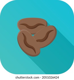 ilustración de beans Vector en un fondo transparente. Símbolos de calidad premium. Icono de color plano de línea vectorial para el concepto y el diseño gráfico.