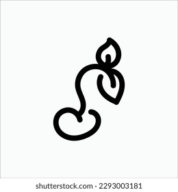 beansprout icon, isolated icon in light background, perfect for website, blog, logo, graphic design, social media, UI, mobile app