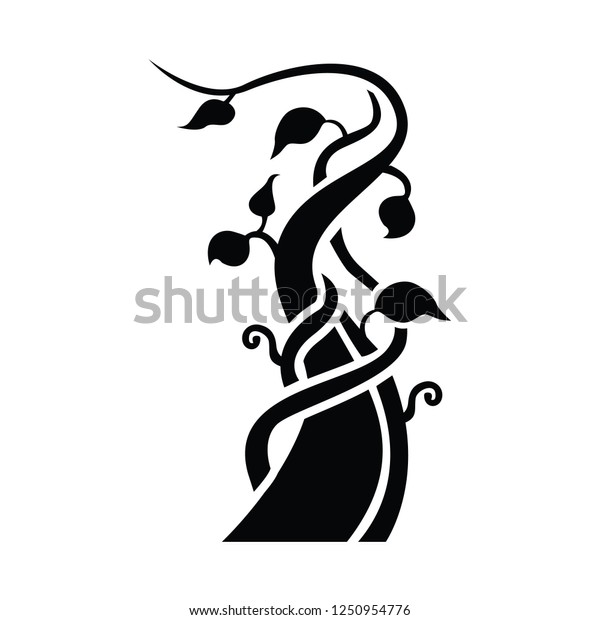 Download Beanstalk Vector Icon Stock Vector (Royalty Free) 1250954776