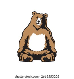 bear abstract logo modern style