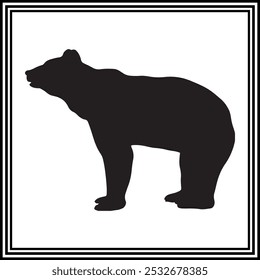 Bär abstrakter Vektor, Tierdarstellung	
