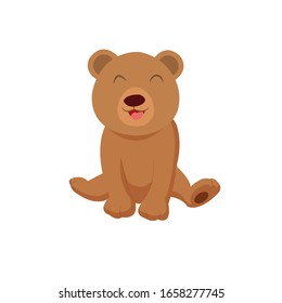 Bear Animal Cartoon Vector Illustration 