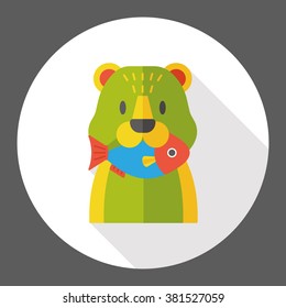 bear animal flat icon