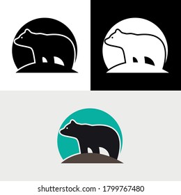 Bear Animal Grizzly Wildlife Logo