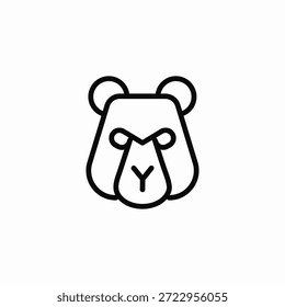 urso animal ícone sinal vetor