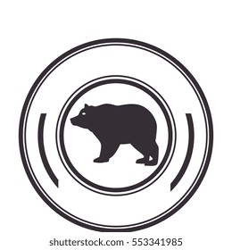 bear animal isolated icon