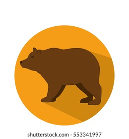 bear animal isolated icon