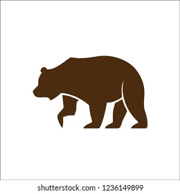 bear animal logo vector design