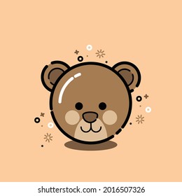 Bear animal, mbe style icon