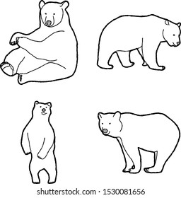 7,387 Sitting bear silhouette Images, Stock Photos & Vectors | Shutterstock