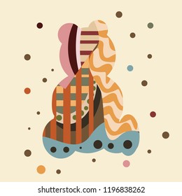 bear art vector illustration 