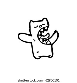 Bear Big Teeth Cartoon Stock Vector (Royalty Free) 62900101 | Shutterstock