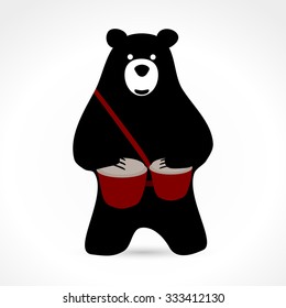 Bear with bongo