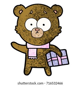 personaje de caricatura de oso