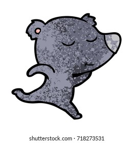 personaje de caricatura de oso