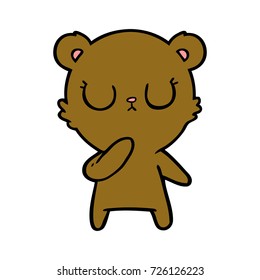 personaje de caricatura de oso