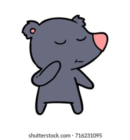 caricatura de oso