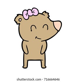 caricatura de oso