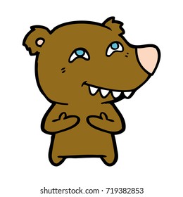 caricatura de oso