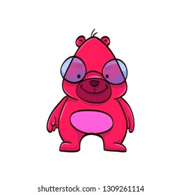 bear cartoon colorful funny animal