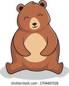 Bear Cartoon Cute Honey Bear