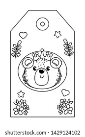 Bear cartoon design vector illustration