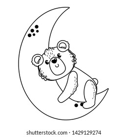 Bear cartoon design vector illustration