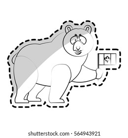 bear cartoon icon