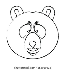 bear cartoon icon