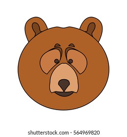Bear cartoon icon