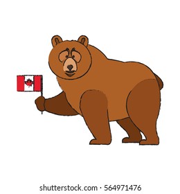 Bear cartoon icon