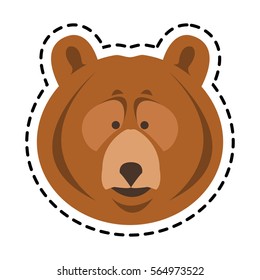 bear cartoon icon