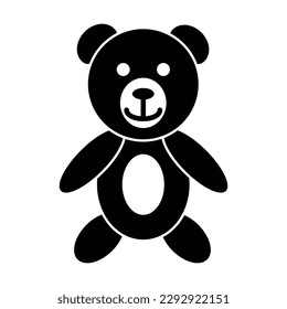 icono de la caricatura del oso, vector del oso, ilustración de la caricatura
