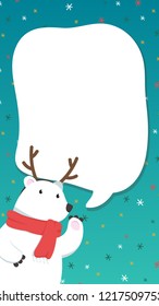 bear cartoon vector. character design. free space for text. wallpaper.