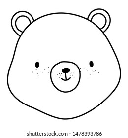 Bear cartoon vector design vector illustration
