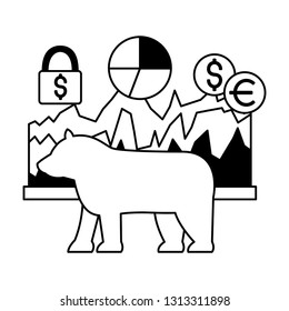 bear chart stock market