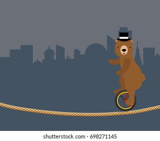 bear circus in town