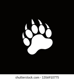 bear claw vector logo