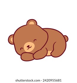 Bear Clipart, Cute Animal Set. cute bear illustration vector image. perfect for Stickers, Prints for Clothing, Coloring Pages.