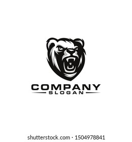bear collection logo design vector 