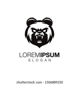 bear collection logo design vector 