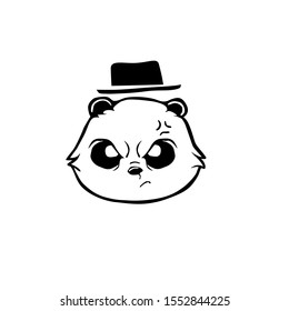bear collection - vector illustration on white background