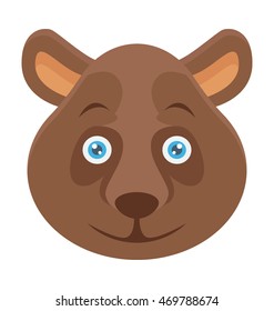 Bear Colored Vector Icon